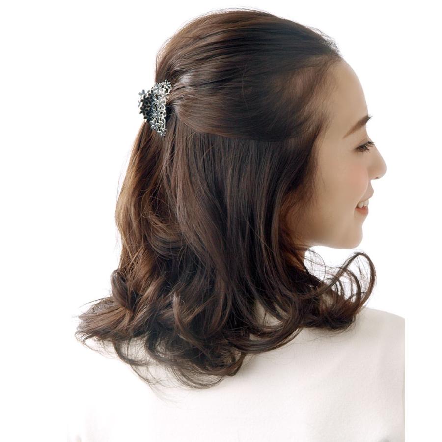 ヴァンテーヌ バンスクリップ ミニフラワー オフィス デイリー ヘア