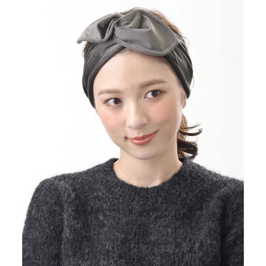 ヘアバンド ターバン ベロア ワイド ワイヤー入り リボン 秋冬 ヘアアクセサリー H7180 レディース かわいい｜vingtaine｜16