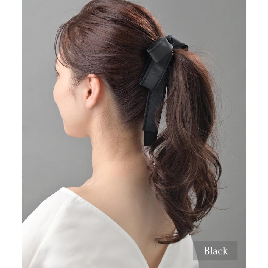 ヴァンテーヌ ポニーフック ヘアゴム ロングリボン ヘアアクセサリー