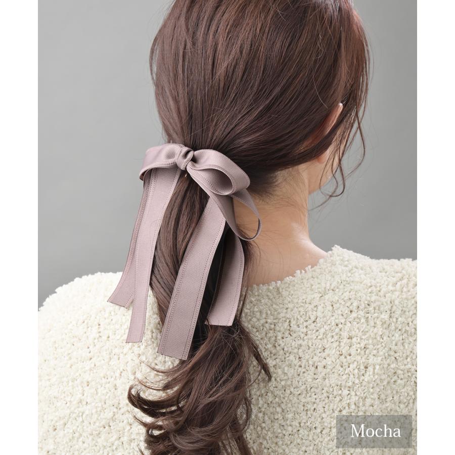ヴァンテーヌ ポニーフック ヘアゴム ロングリボン ヘアアクセサリー