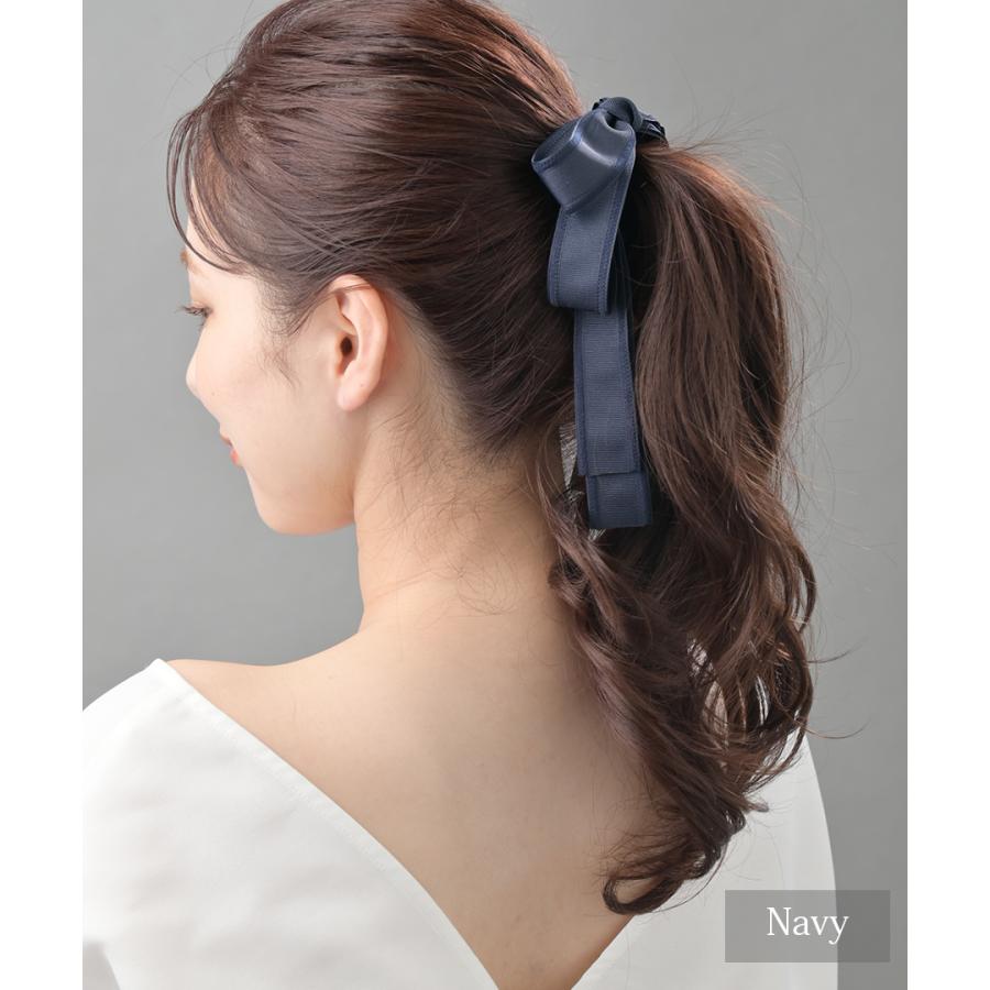 ヴァンテーヌ ポニーフック ヘアゴム ロングリボン ヘアアクセサリー