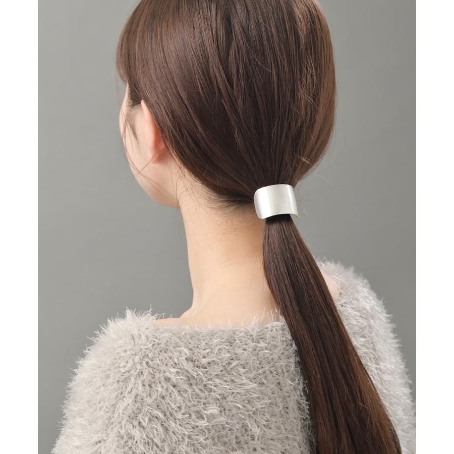 ヴァンテーヌ 【ヘアゴムタイプ入荷】ポニーフック メタル プレート