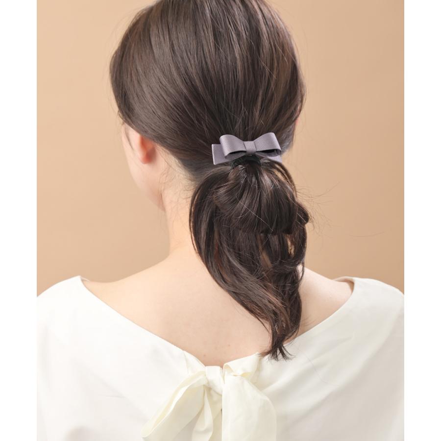 ヴァンテーヌ ポニーフック リボン ヘアアクセサリー グログランリボン