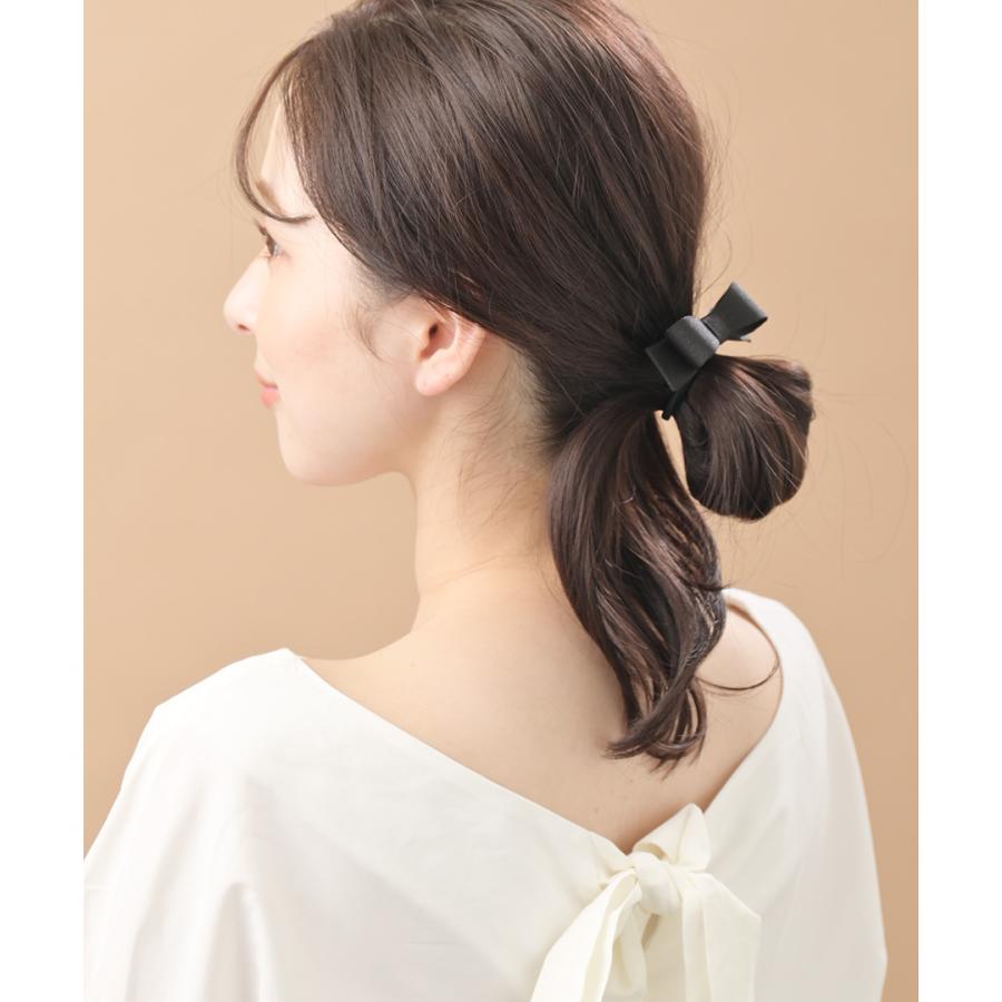 ヴァンテーヌ ポニーフック リボン ヘアアクセサリー グログランリボン