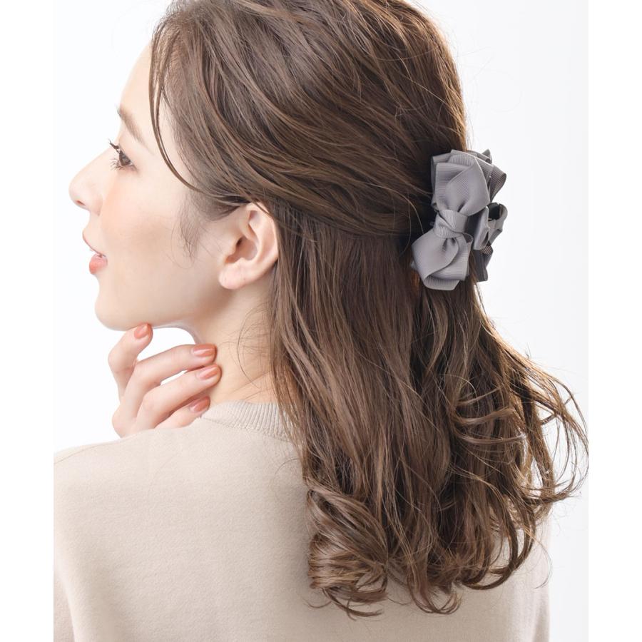 ヴァンテーヌ バンスクリップ リボン グログラン ヘアクリップ ヘア