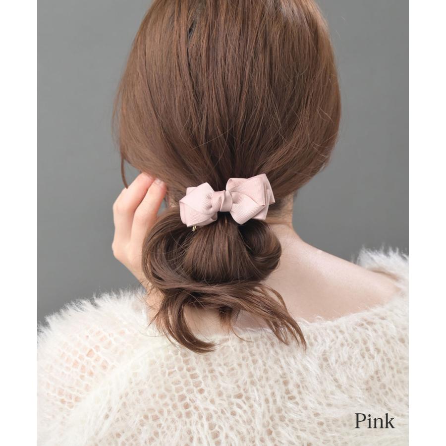 ヴァンテーヌ ポニーフック ヘアカフ グログラン リボン ヘアゴム