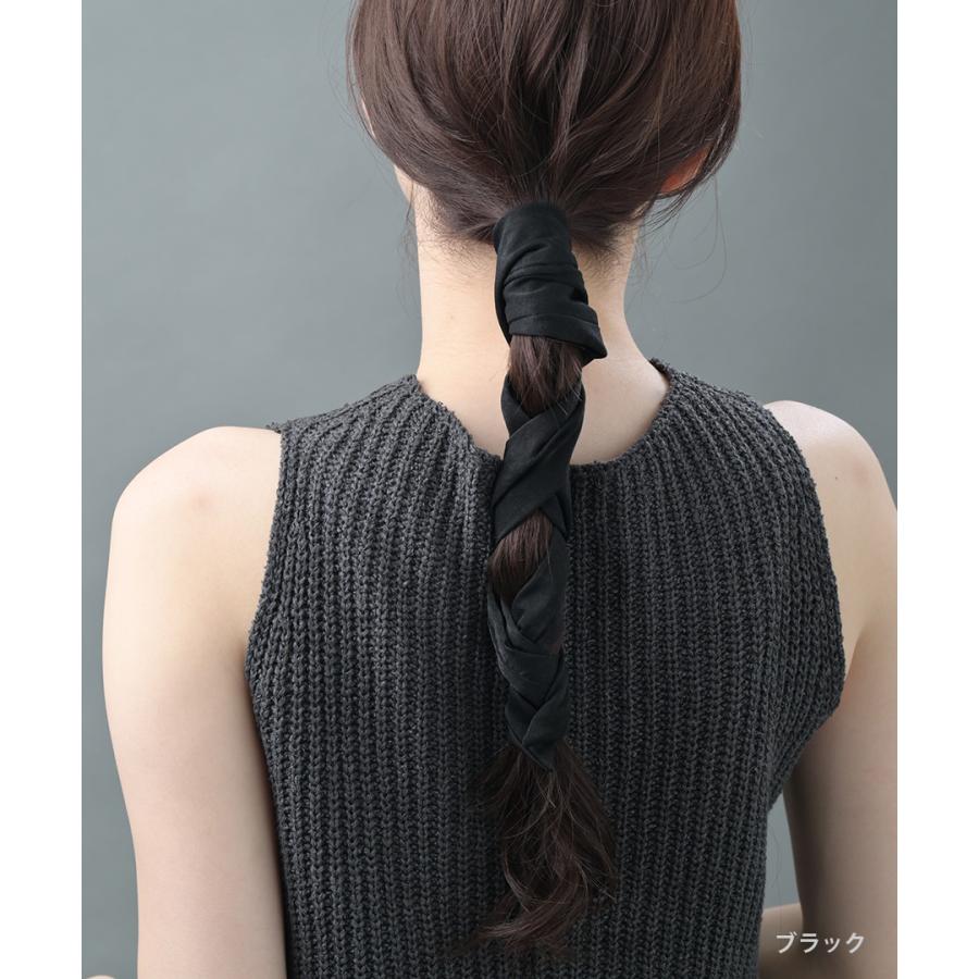 ヴァンテーヌ ワイヤーポニー 幅広 ヘアゴム ヘアアレンジ カジュアル