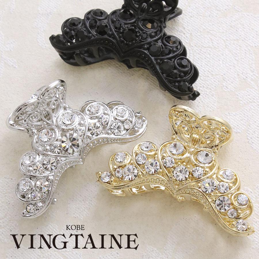 年越しセール ビジューデザインバンスクリップ ヘアクリップ レディース 上品 H7371 ネコポス不可 H7371 神戸ヴァンテーヌ ヤフー店 通販 Yahoo ショッピング