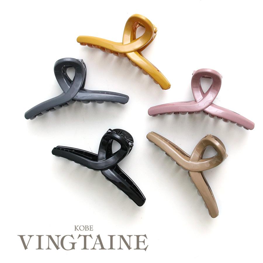 ヴァンテーヌ シンプルカラーバンスクリップ(S) ヘアクリップ くすみ