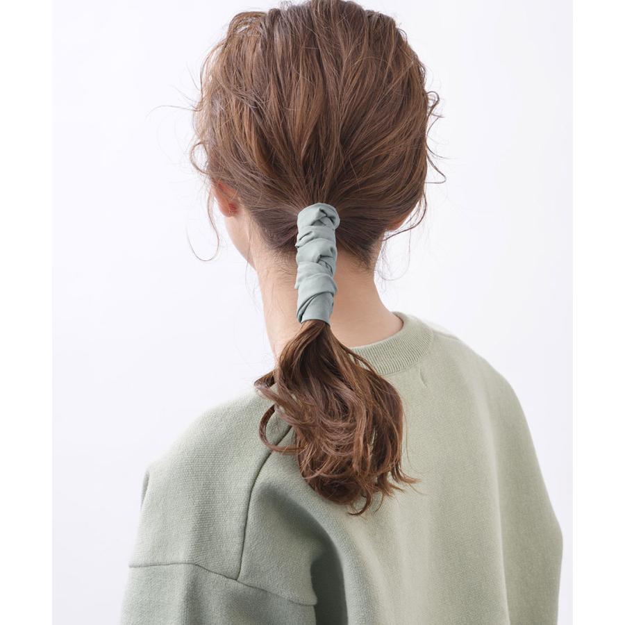 ヴァンテーヌ ワイヤーポニー くすみカラー 細め ヘアアクセサリー