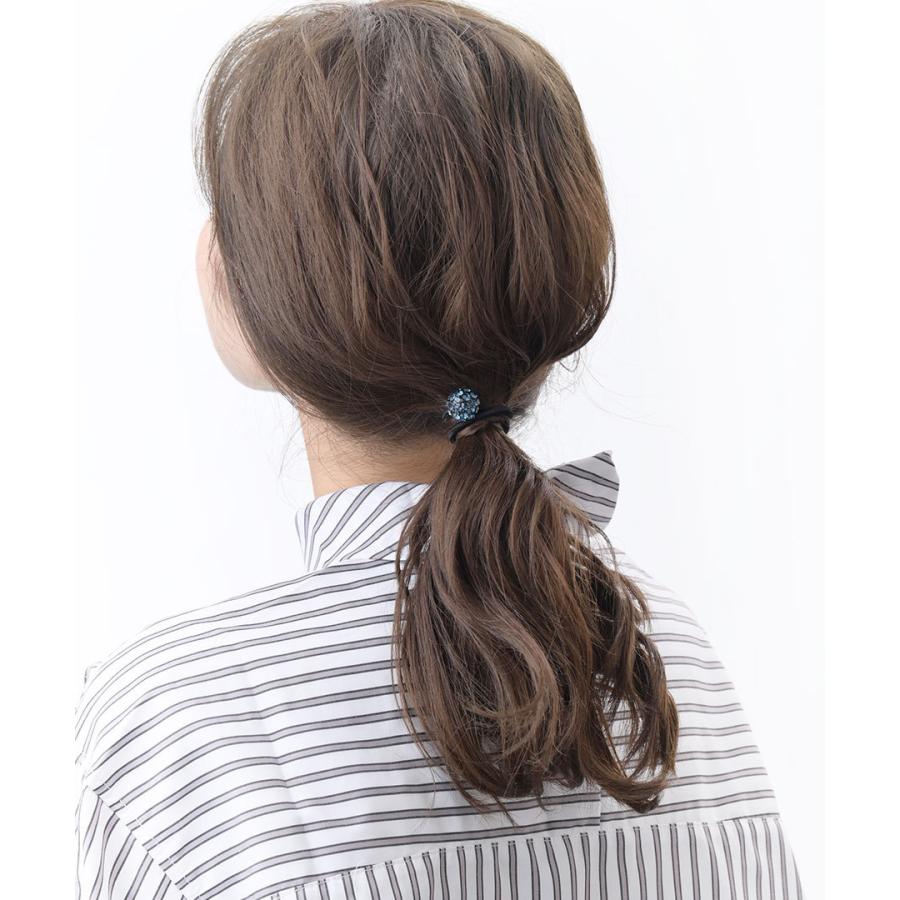 ヴァンテーヌ ラインストーンボールヘアゴム ビジュー ヘア