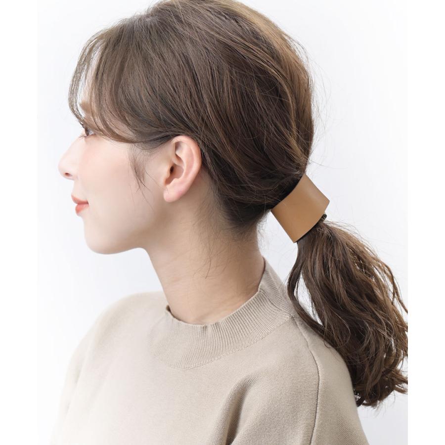 ヴァンテーヌ ポニーフック ヘアカフ マグネット式 フェイクレザー
