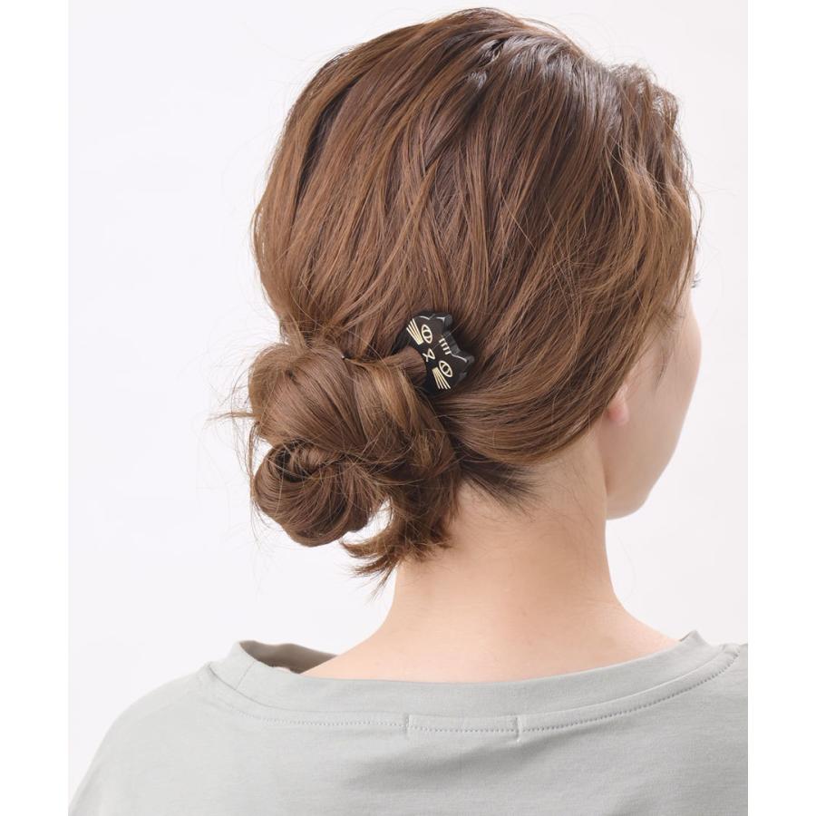 かんざし 猫 モチーフ 二股 ヘアアクセサリー マーブル 二又 ネコ ねこ キャット シンプル H7530 H7530 神戸ヴァンテーヌ ヤフー店 通販 Yahoo ショッピング