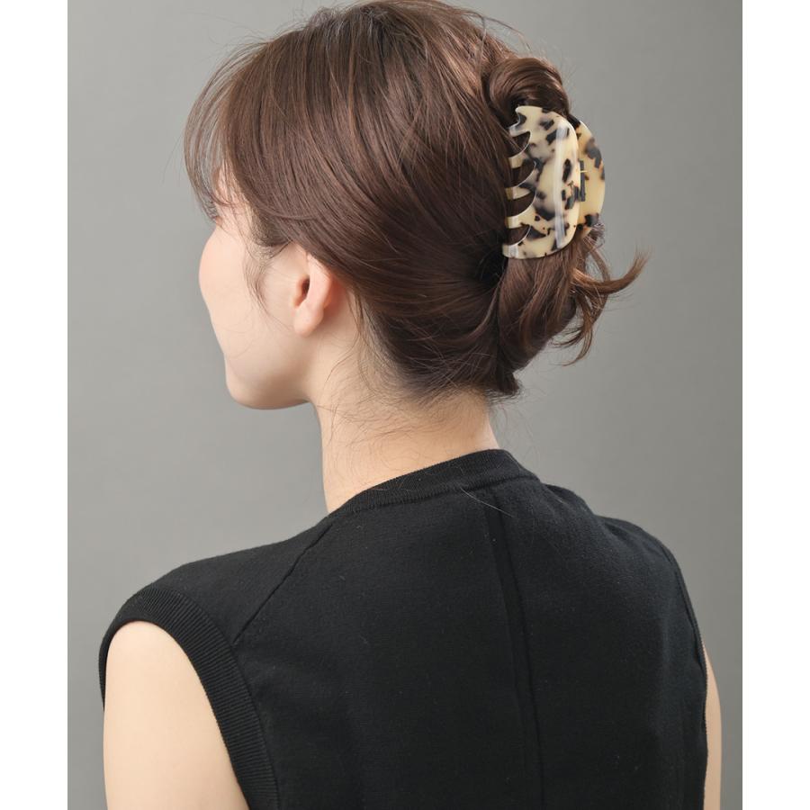 ヴァンテーヌ バンスクリップ べっ甲風 ドーム型 ヘアクリップ 大人