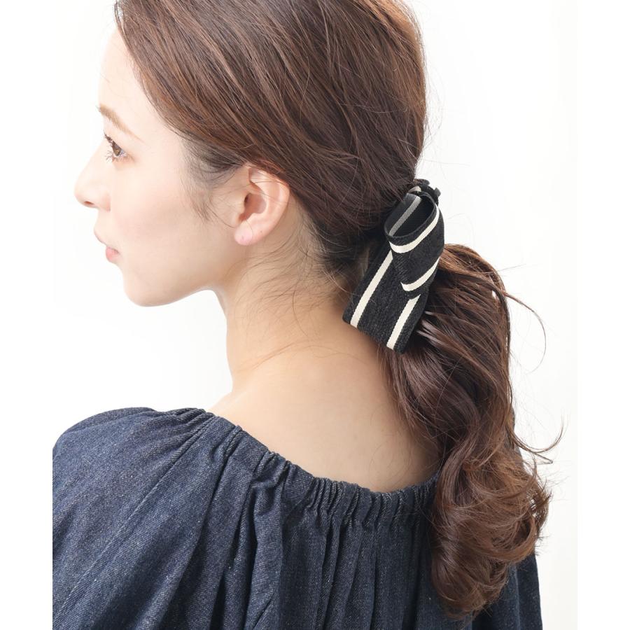 ヴァンテーヌ ヘアカフ ヘアゴム バイカラー リボン ヘアフック
