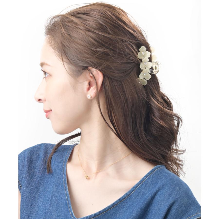 no.75 ハンドメイド　くすみカラーのアンティーク調ヘアアクセサリー✩.*˚ ヴァンテーヌ バンスクリップ フラワー ヘアクリップ くすみカラー