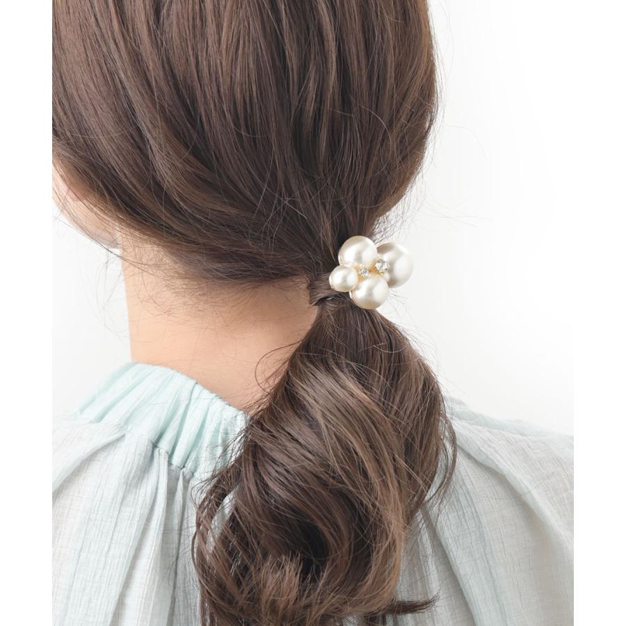 ヴァンテーヌ ポニーフック ヘアカフ ヘアフック パール ビジュー