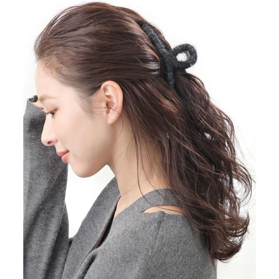ヴァンテーヌ SALE バンスクリップ モヘア 秋冬 まとめ髪 ヘアクリップ
