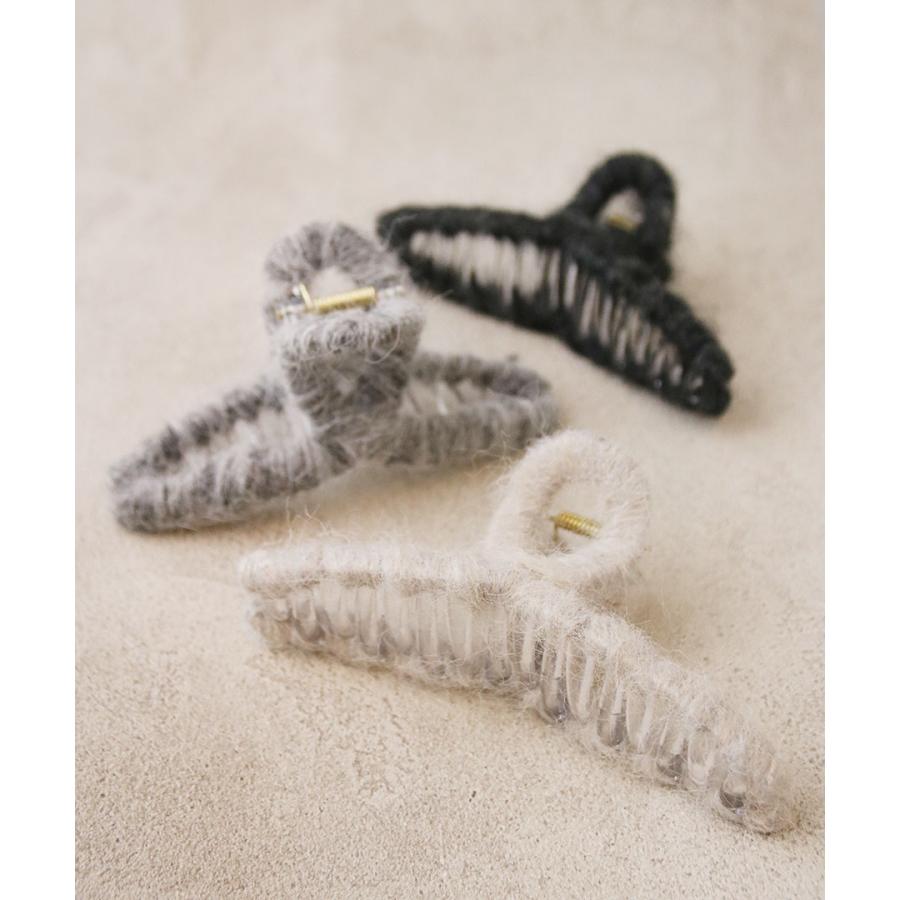 ヴァンテーヌ SALE バンスクリップ モヘア 秋冬 まとめ髪 ヘアクリップ