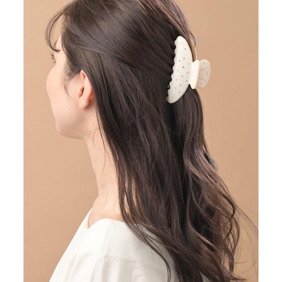 ヴァンテーヌ ラインストーン ドット バンスクリップ ヘアアクセ 大人