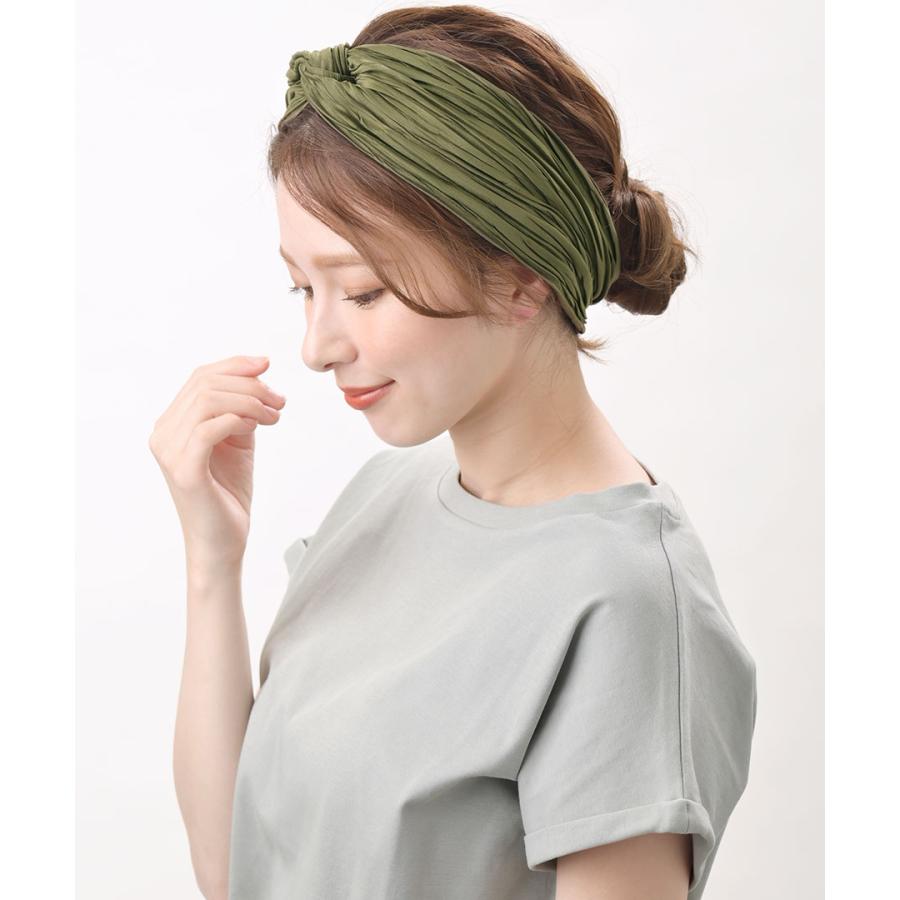 ショッピング 痛くなりにくい Hb 121 ヘアバンド クロス 柔らか シンプル ヘアアクセサリー ギャザー プリーツ レディース