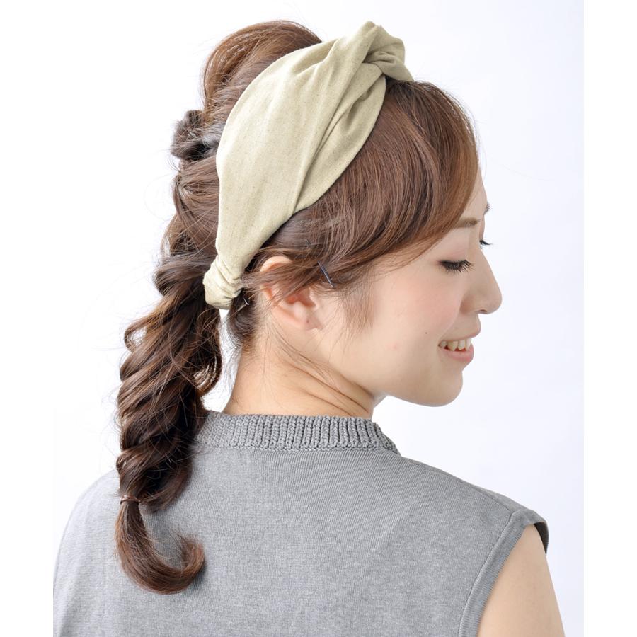ヘアバンド ヘッドバンド カチューム リネン ヘアアクセサリー ナチュラル クロス Hb 51 アクセサリーshop 可愛い Hb 51 神戸ヴァンテーヌ 通販 Yahoo ショッピング