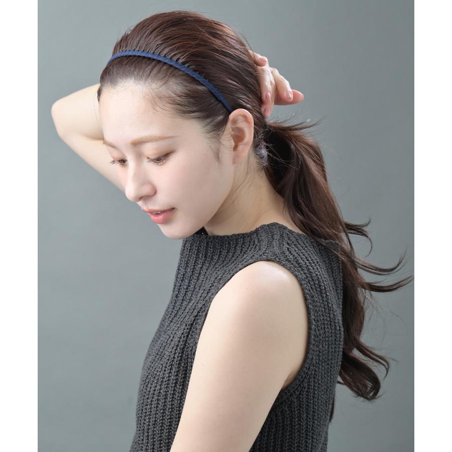 ヴァンテーヌ コーム付き スリムカチューシャ 大人シンプルヘアバンド