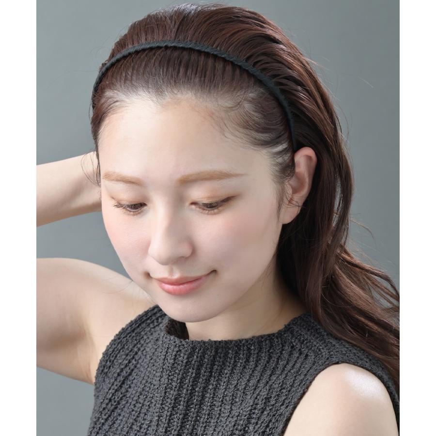ヴァンテーヌ コーム付き スリムカチューシャ 大人シンプルヘアバンド