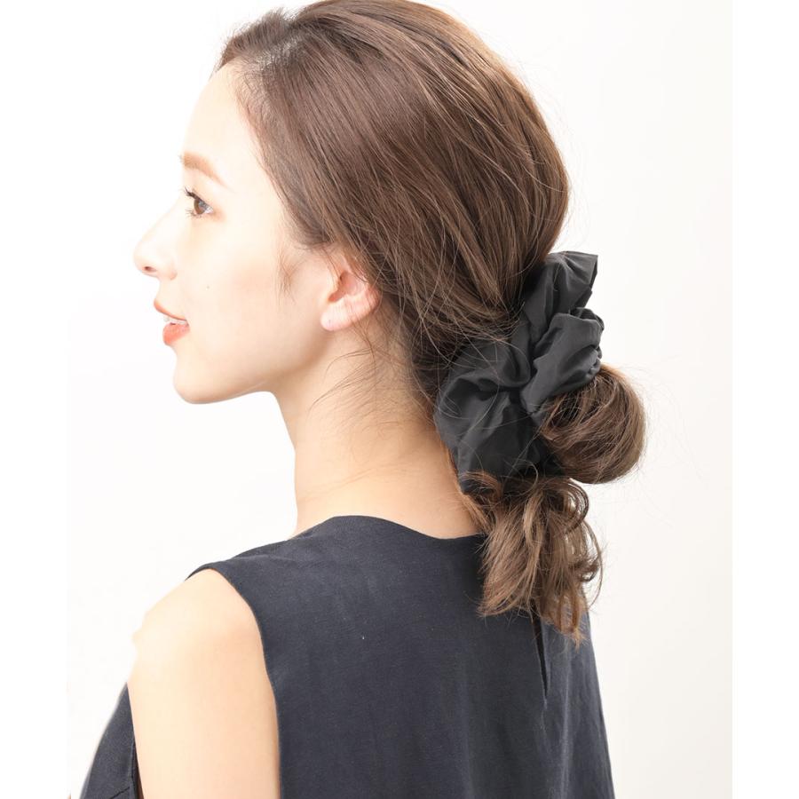 シュシュ タフタ ビッグ 大きめ シンプル ヘアアレンジ ヘアアクセサリー 大人カジュアル HS-172｜vingtaine｜08