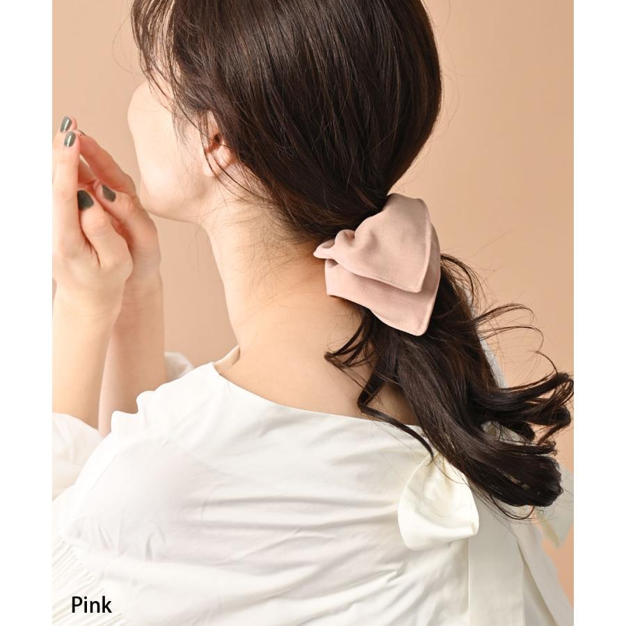 ヴァンテーヌ シュシュ スクエア型 華やか ヘアゴム シンプル HS-208