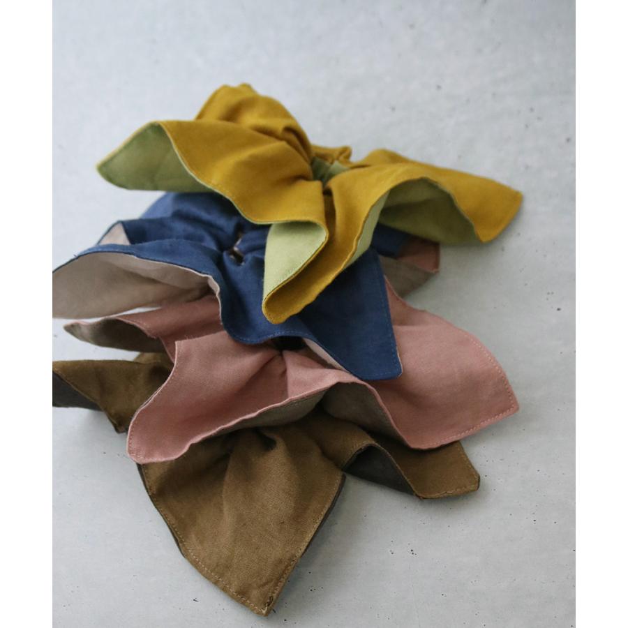 ヴァンテーヌ リバーシブルスクエアシュシュ 2way ヘアアレンジ