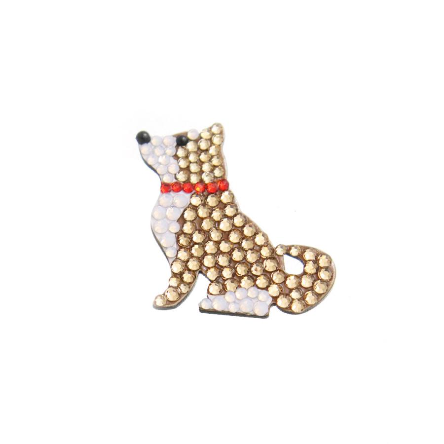 mogmog store 巾着 dogブローチ dog マグネット ヴァンテーヌ ブローチ マグネット 柴犬 犬 ドッグ 動物 可愛い 挟む