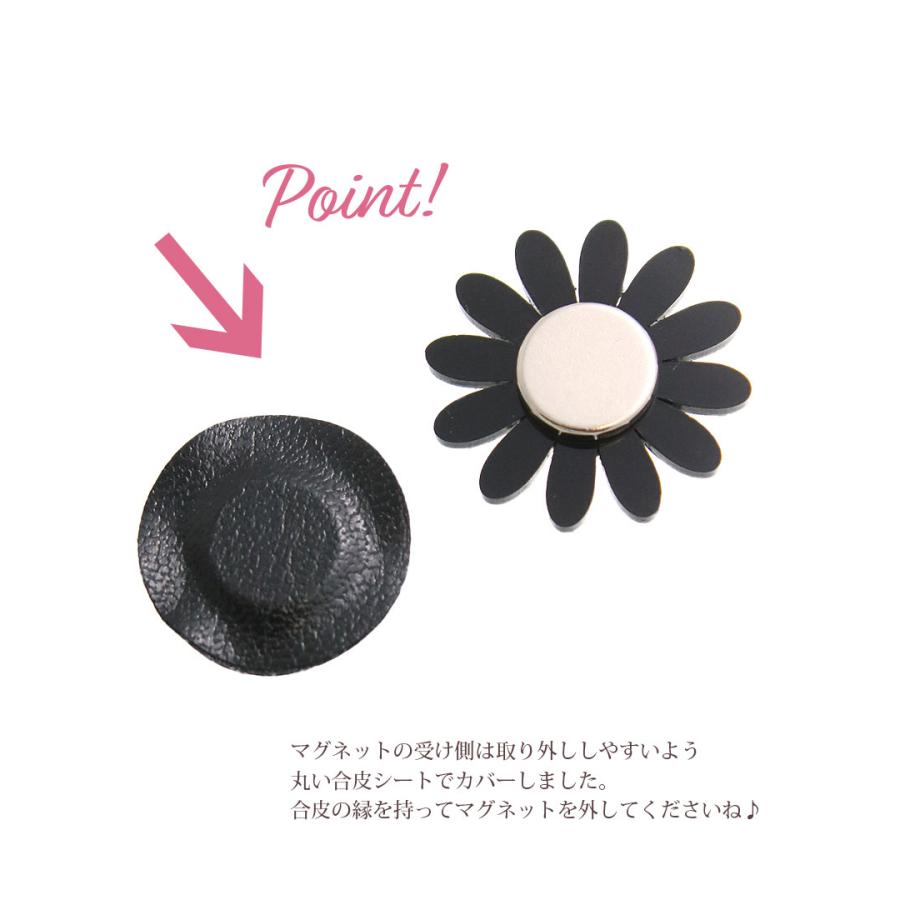 ヴァンテーヌ ブローチ マグネット フラワー Mサイズ 植物 お花
