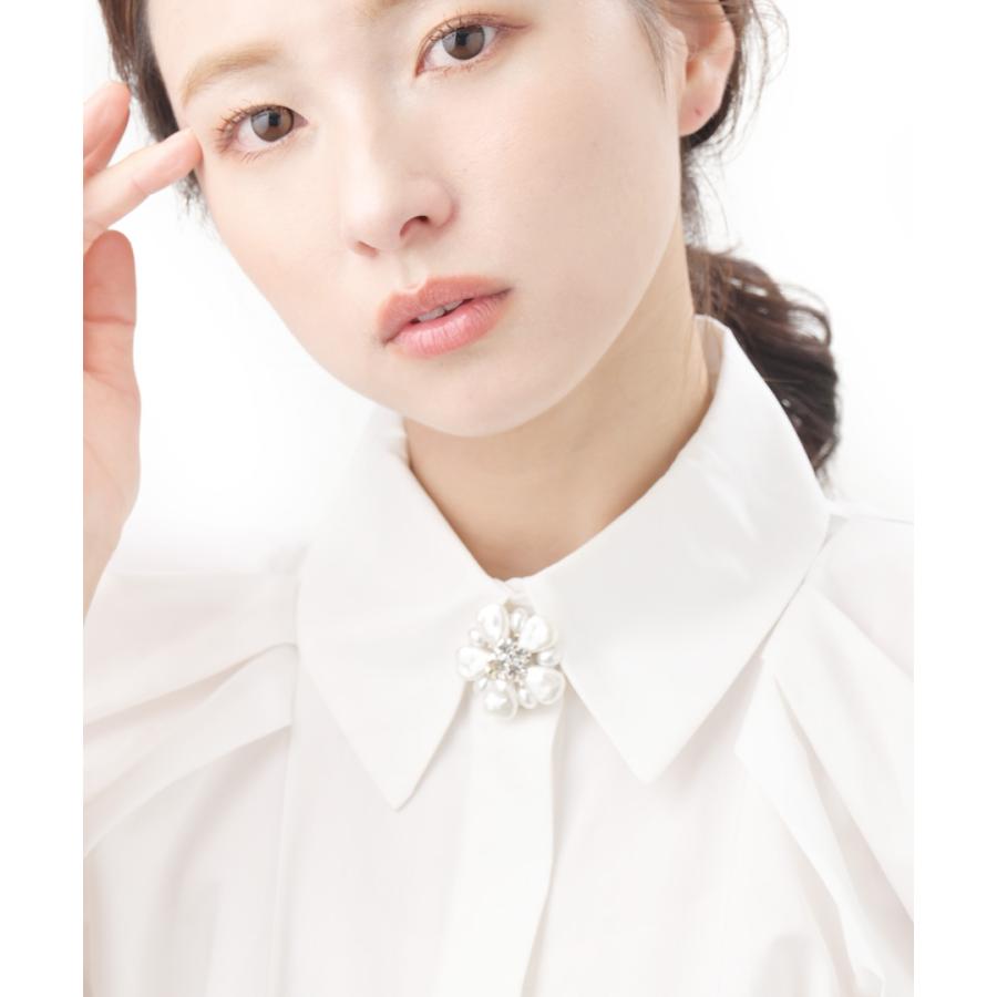 ヴァンテーヌ ボタンカバー ビジュー パール フラワー ストーン ボタン