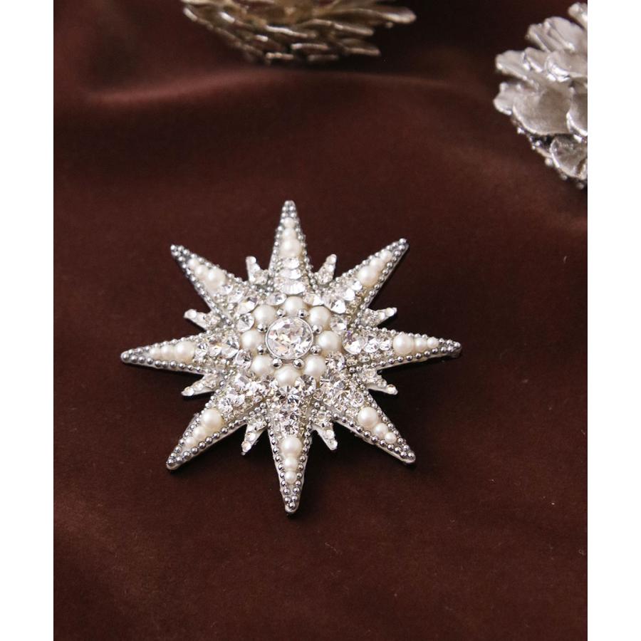 ヴァンテーヌ ブローチ ビジュー スター 星 クリスマス X'mas 可愛い