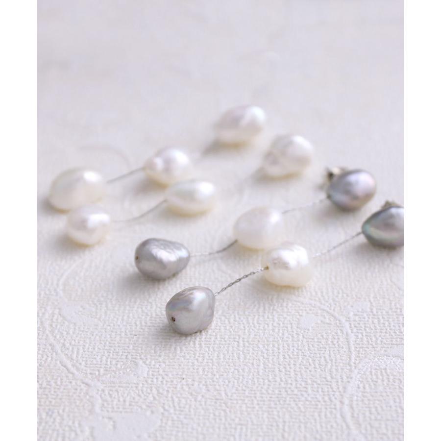 一部予約 3粒淡水パールロングピアス イヤリング バロックパール ロングピアス ロングチェーン 金属アレルギー チタンポスト 入学式 P1856 P1856 神戸ヴァンテーヌ 通販 Yahoo ショッピング