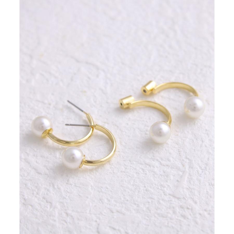 ポイントパールカーブデザインキャッチピアス リング ２way レディース ピアス P18 P18 神戸ヴァンテーヌ 通販 Yahoo ショッピング