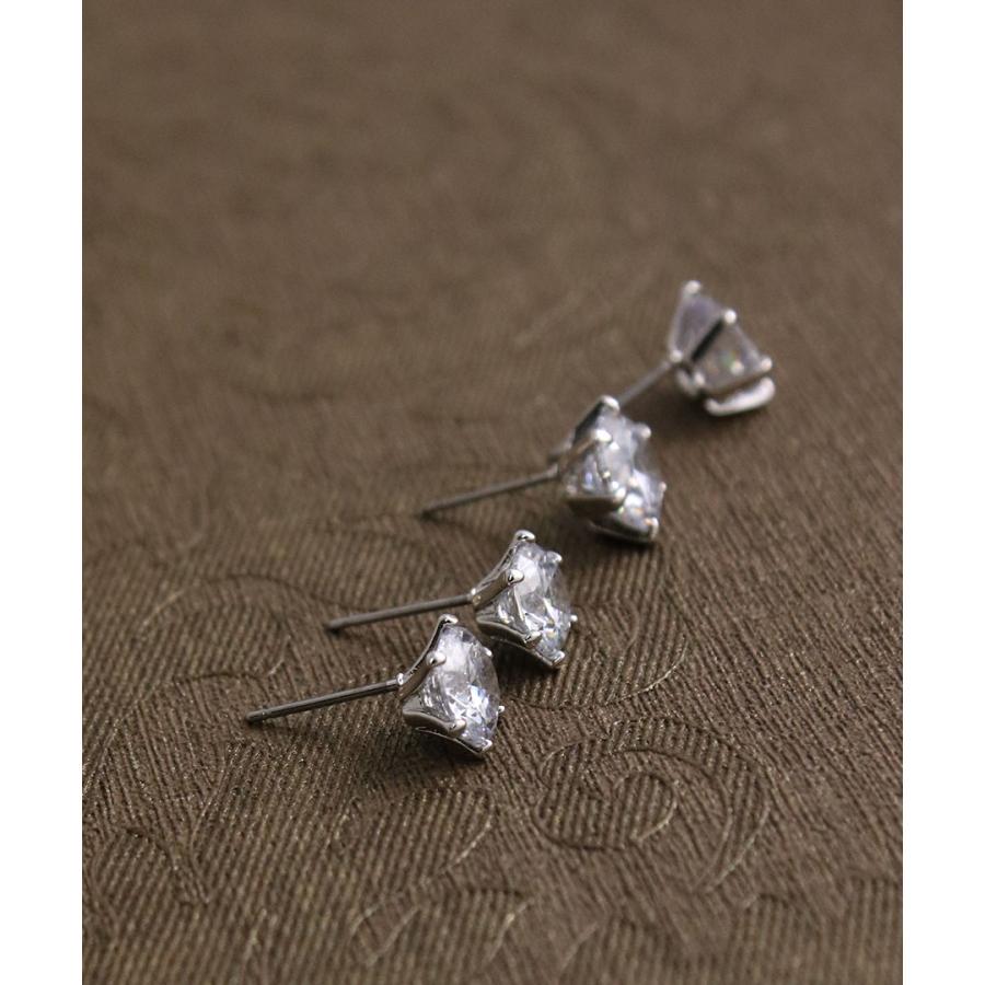 ヴァンテーヌ ピアス イヤリング 一粒 キュービックジルコニア (8mm