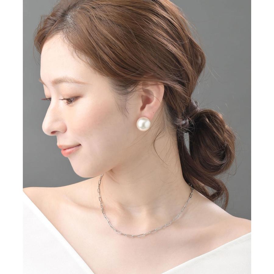 ヴァンテーヌ 大粒パール ピアス イヤリング 18mm 一粒パール 大人