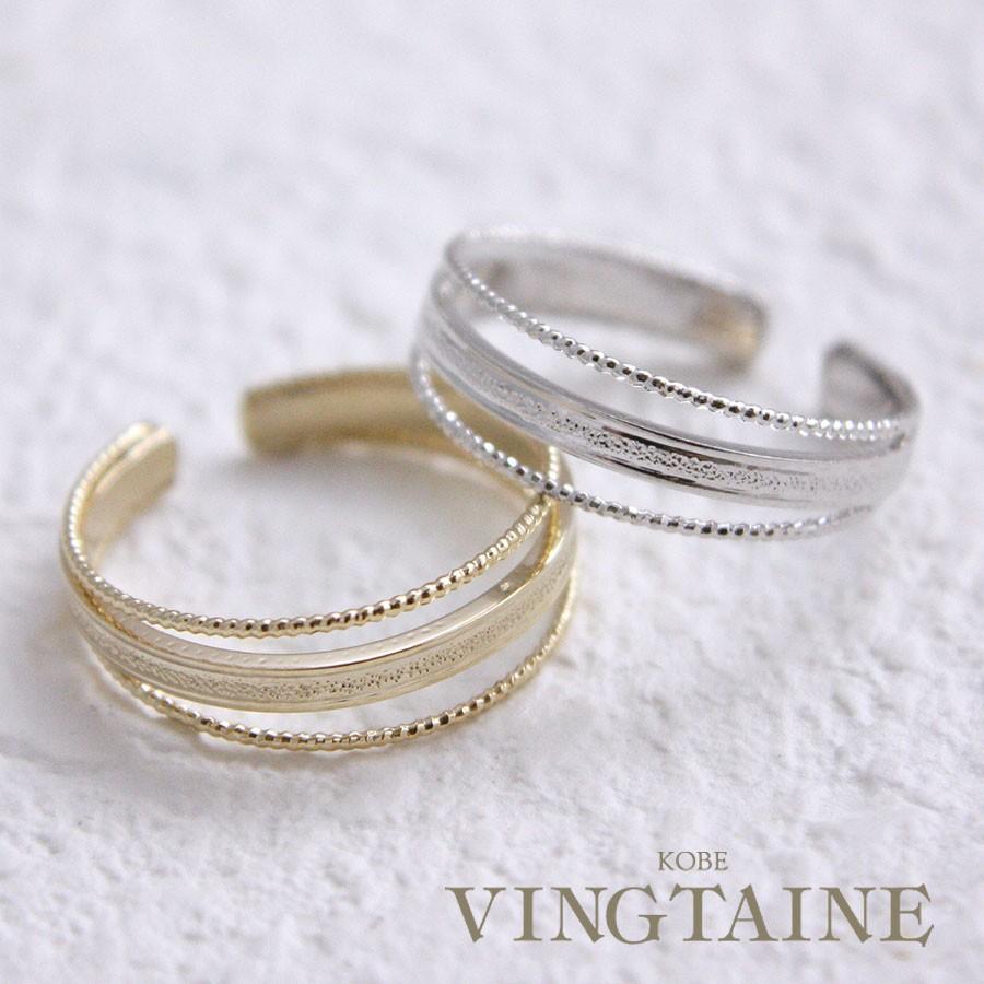リング 3連風 オープンリング シンプル 華奢 重ねづけ 上品 デイリー 指輪 R 135 神戸ヴァンテーヌ R 135 神戸ヴァンテーヌ 通販 Yahoo ショッピング