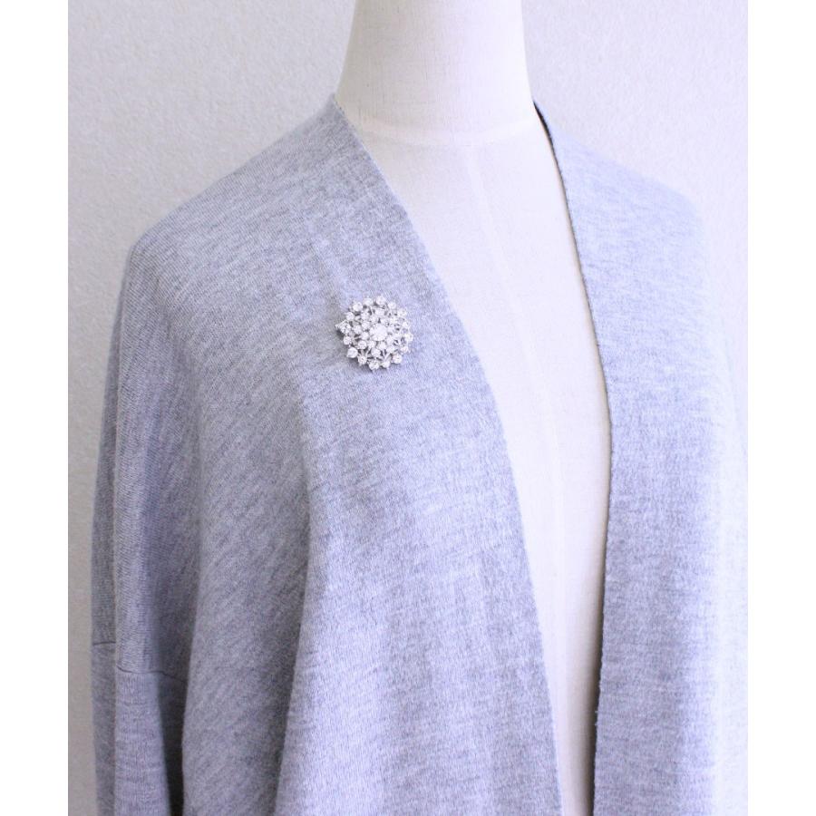 ヴァンテーヌ スカーフクリップ ビジュー ストールクリップ ブローチ