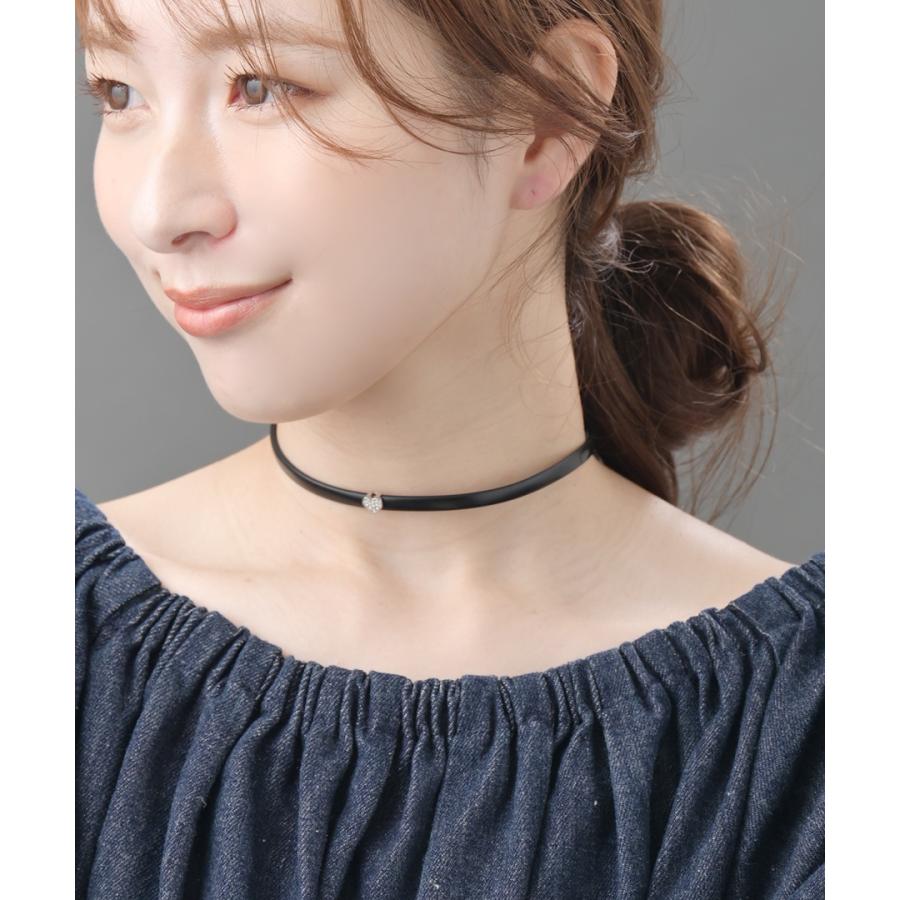 ヴァンテーヌ ラバーチョーカー ネックレス silver925 カット可能 