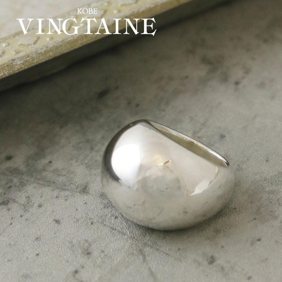ヴァンテーヌ Silver925 リング 指輪 大ぶり ぽってり シンプル 幅広