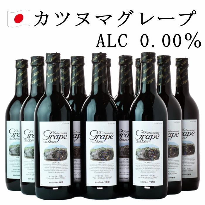 ノンアルコールワイン シャトー勝沼 カツヌマ・グレープ 12本セット 720ml 赤 Katsunuma Grape ROUGE  :12kngjj:デイリーワインのアクアヴィタエ - 通販 - Yahoo!ショッピング