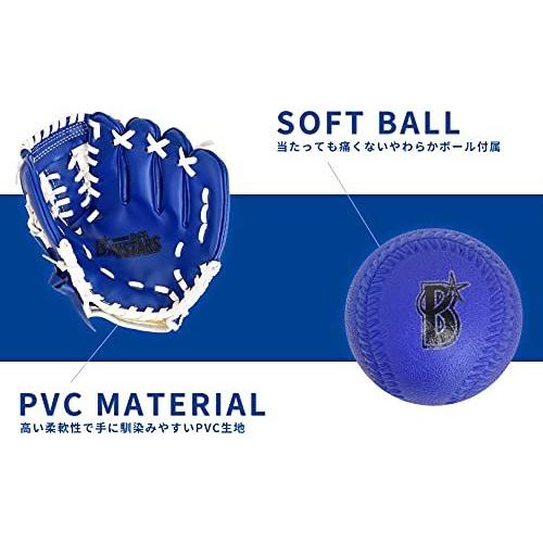 横浜denaベイスターズ Gp ジーピー 野球 子ども用 グローブ やわらかいボール付属 小学校低学年用 9インチ ブルー 右投げ 左投げ 17公式店舗