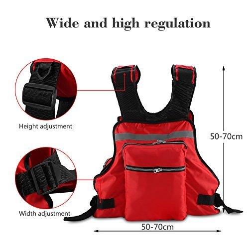 クラシック フィッシングベスト ライフジャケット 防災 ウィンドサーフィン カヤック 川遊び 呼び子付け 反射テープ付き ライフジャケット