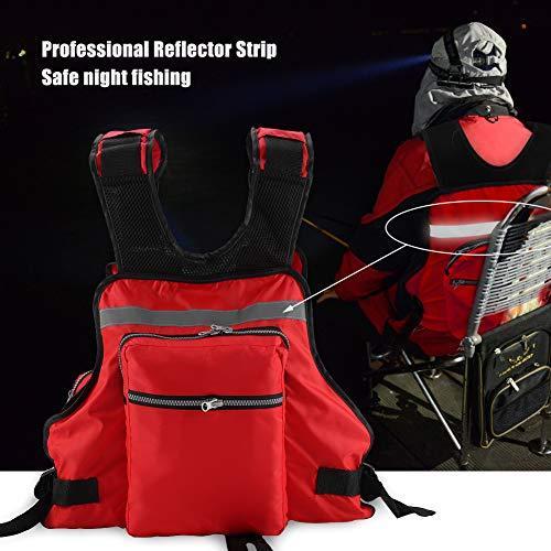 クラシック フィッシングベスト ライフジャケット 防災 ウィンドサーフィン カヤック 川遊び 呼び子付け 反射テープ付き ライフジャケット