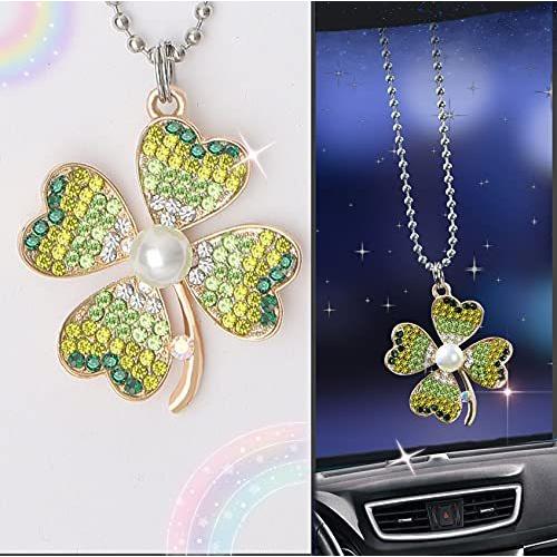 四つ葉のクローバー 車ルームミラー アクセサリー 飾り 3つのコロケーション キーホルダーとネックレスを Wss 903sb375e9vv ビノタネヤフー店 通販 Yahoo ショッピング