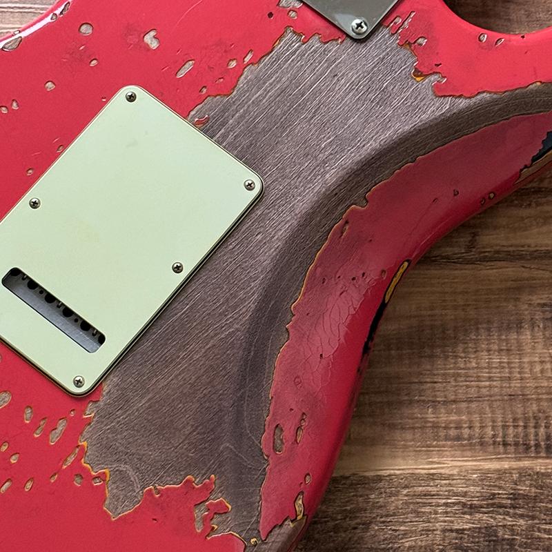 ［中古］Fender Custom Shop / Michael Landau Signature 1963 Stratocaster Relic Fiesta Red over 3CS 2022｜vintage-style｜11
