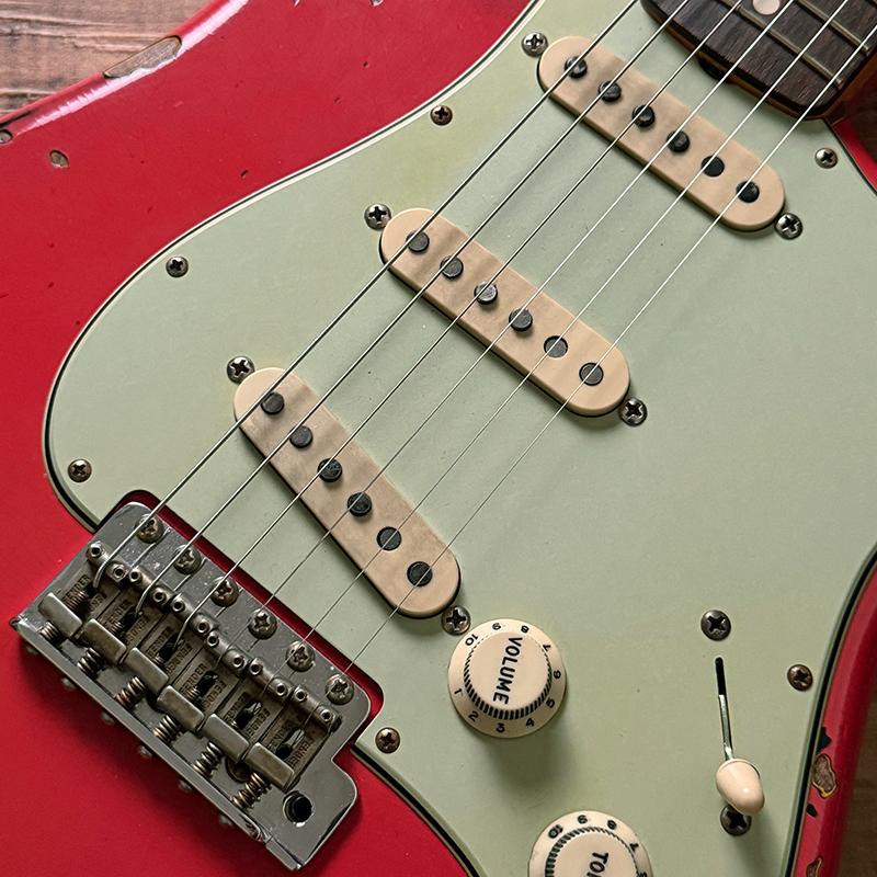 ［中古］Fender Custom Shop / Michael Landau Signature 1963 Stratocaster Relic Fiesta Red over 3CS 2022｜vintage-style｜05